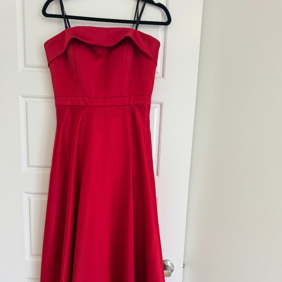 Red A-Line Dress Melanie Lynn - Picture 1 of 5